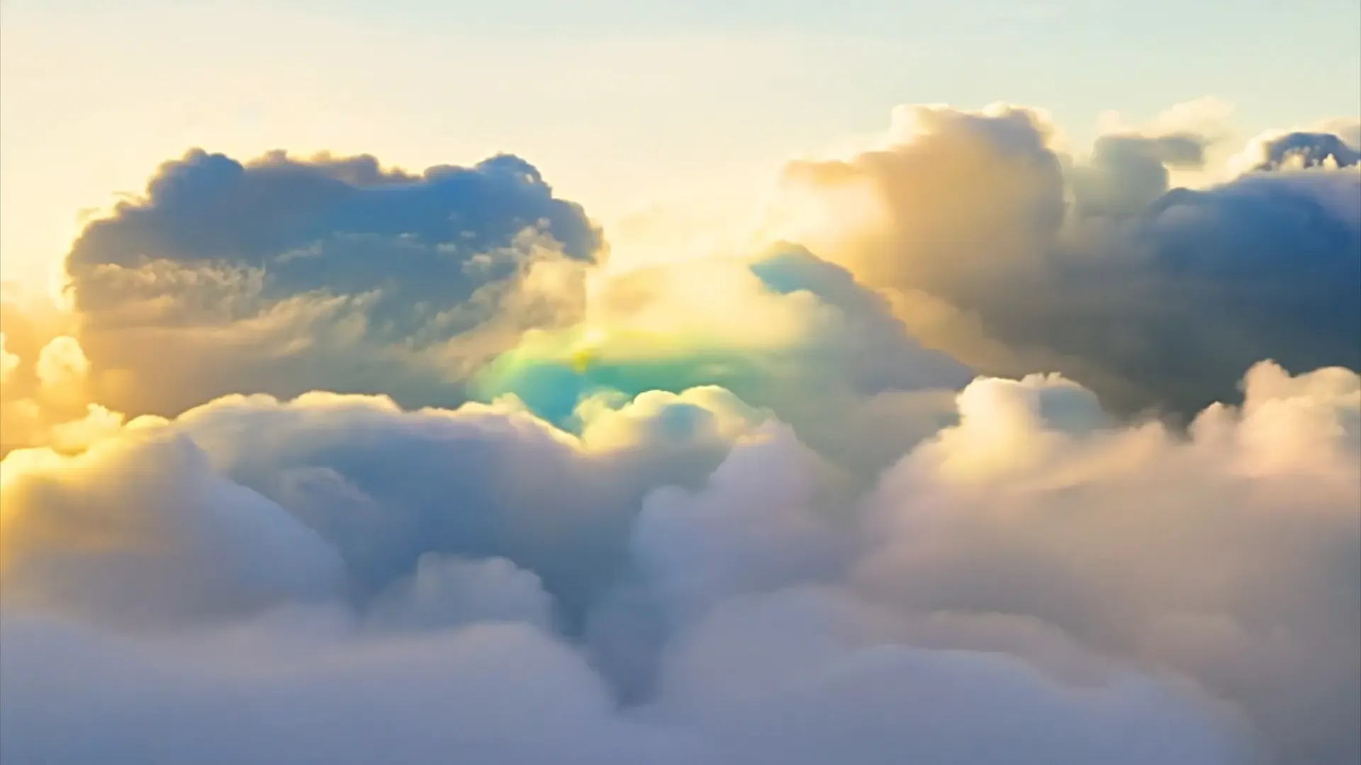 Serene Cloudscape Background for Meditation and Wellness Videos